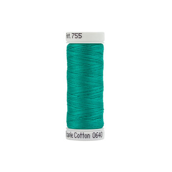 Sulky 50 wt Cotton Thread #0640 Medium Aqua - 160 yds