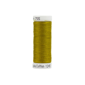 Sulky 50 wt Cotton Thread #1245 Dark Gold Green - 160 yds