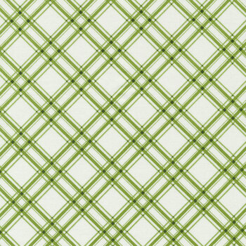 Kimberbell Basics 8244-G Green Diagonal Plaid by Kim Christopherson for Maywood Studio