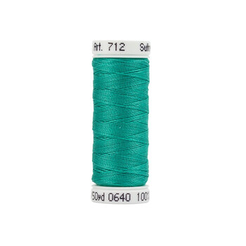 Sulky 12 wt Cotton Petites Thread #0640 Medium Aqua