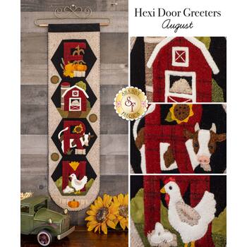 Hexi Door Greeters - August - Wool Kit
