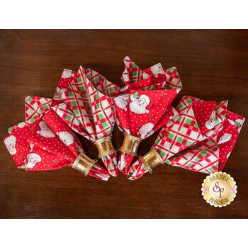 Cloth Napkins Kit - Swell Christmas - Makes 4
