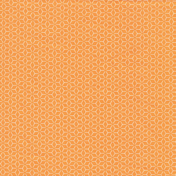 Kimberbell Basics 8254-O Orange Connected Stars by Kim Christopherson for Maywood Studio