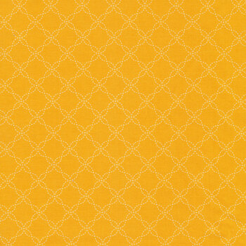 Kimberbell Basics 8209-S Yellow Lattice by Kim Christopherson for Maywood Studio