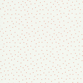 Kimberbell Basics 8210-WO White/Orange Tiny Dots by Kim Christopherson for Maywood Studio