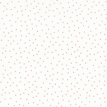 Kimberbell Basics Refreshed MAS8210-WO White/Orange Tiny Dots from Maywood Studio