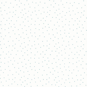 Kimberbell Basics Refreshed MAS8210-WQ White/Teal Tiny Dots from Maywood Studio REM #2