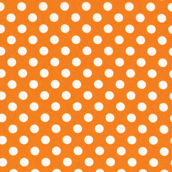 Kimberbell Basics Refreshed MAS8216-O Orange Dots from Maywood Studio