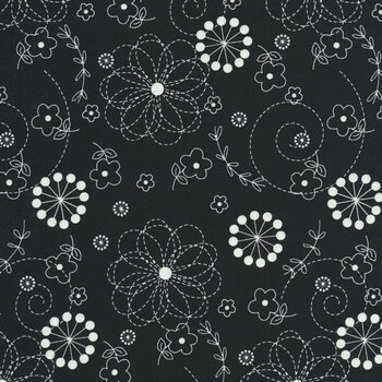 Kimberbell Basics 8246-J Black Doodles by Kim Christopherson for Maywood Studio