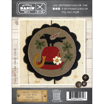 Welcome Home Center Circle Mat - March Pattern