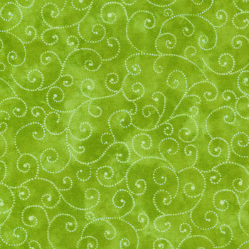 Marble Swirls 9908-44 Lime by Moda Fabrics