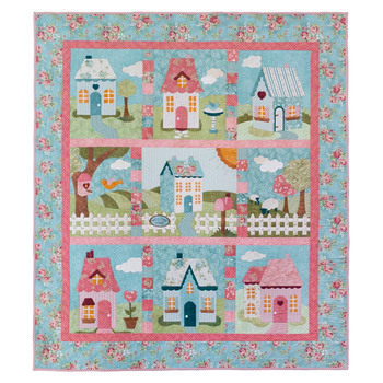 Welcome Home In Spring Quilt - SAMPLE