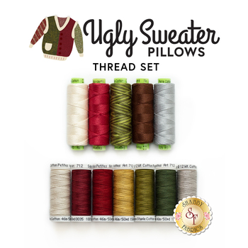 Ugly Sweater Pillows - 12 pc Thread Set