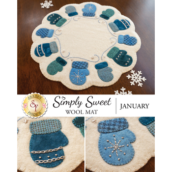  Simply Sweet Mats - January - Wool Kit