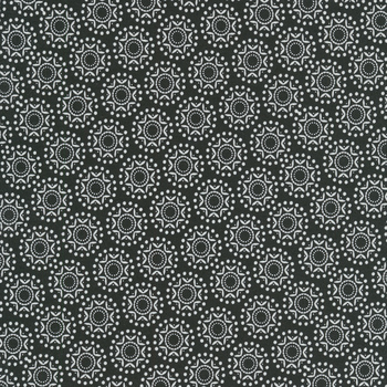 The Christmas Card 5774-23 Snowflakes Charcoal by Sweetwater for Moda Fabrics