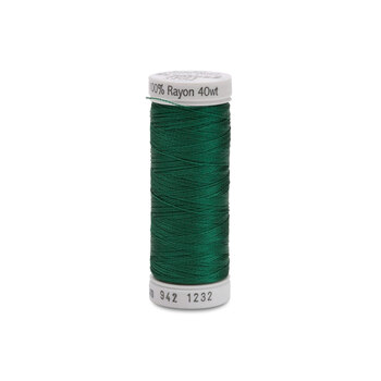 Sulky 40 wt Rayon Thread #1232 Classic Green - 250 yds