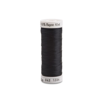 Sulky 40 wt Rayon Thread #1234 Almost Black - 250 yds