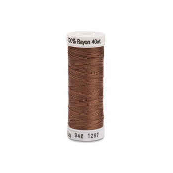 Sulky 40 wt Rayon Thread #1267 Mink Brown - 250 yds