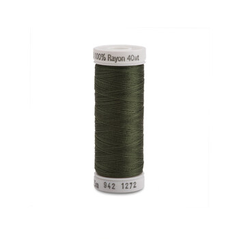 Sulky 40 wt Rayon Thread #1272 Hedge Green - 250 yds
