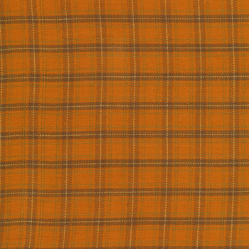Pumpkin Patch Plaids 5350-O Burnt Orange by Renee Nanneman for Andover Fabrics