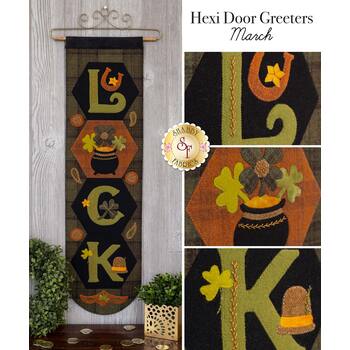 Hexi Door Greeters - March - Wool Kit