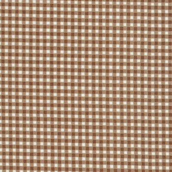 Beautiful Basics 610-A3 Brown Gingham by Maywood Studio