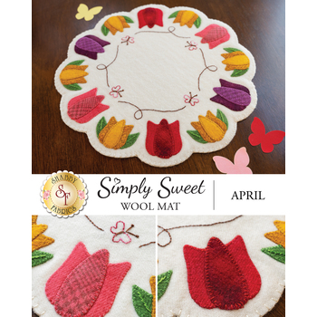  Simply Sweet Mats - April - Wool Kit