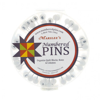 Marilee's Numbered Pins - 130ct