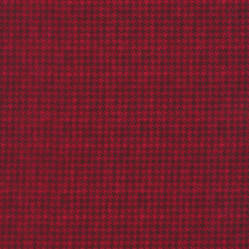 Houndstooth Basics 8624-88 Red by Henry Glass Fabrics