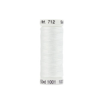Sulky 12 wt Cotton Petites Thread #1001 Bright White - 50 yds