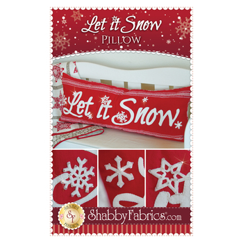 Let It Snow Pillow Pattern - PDF Download