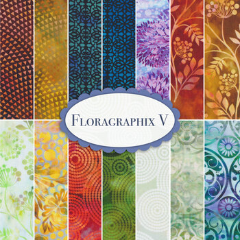 Floragraphix V  14 FQ Set by In The Beginning Fabrics