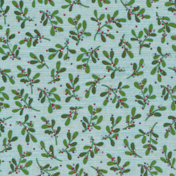 Better Not Pout 10171-05 Mistletoe Sky by Nancy Halvorsen for Benartex Fabrics
