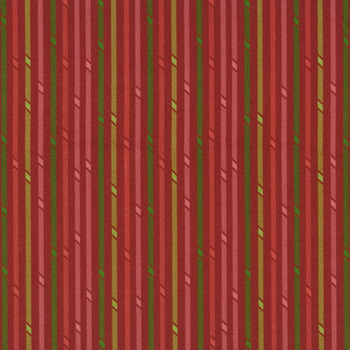 Better Not Pout 10177-10 Candy Stripe Red by Nancy Halvorsen for Benartex