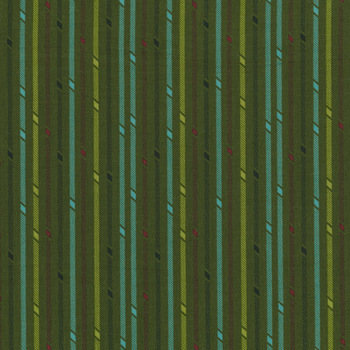 Better Not Pout 10177-40 Candy Stripe Green by Nancy Halvorsen for Benartex Fabrics