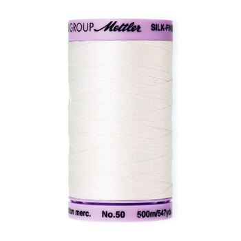 Mettler Silk-Finish 50wt Cotton Thread #0887 Candlewick - 547 yds
