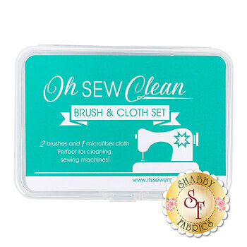 Oh Sew Clean - Brush & Cloth Set - Teal