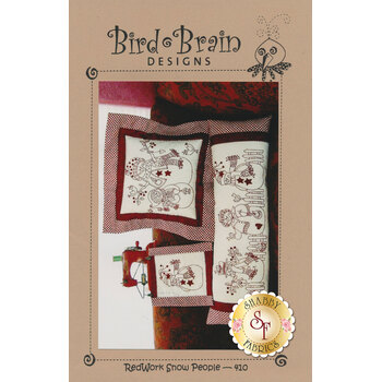 Redwork Snow People Pattern