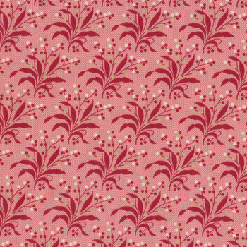 Sweet 16 9580-R Red Fern by Edyta Sitar for Andover Fabrics
