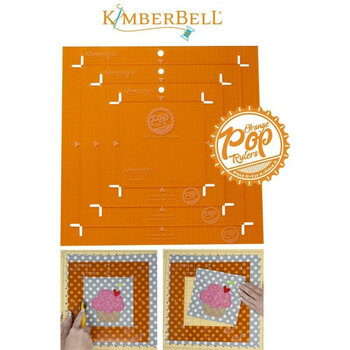 Kimberbell Orange Pop Ruler - Square Set