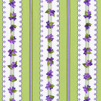 Elizabeth 19898-7 Green by Debbie Beaves for Robert Kaufman Fabrics