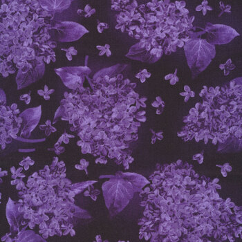 Elizabeth 19895-6 Purple by Debbie Beaves for Robert Kaufman Fabrics