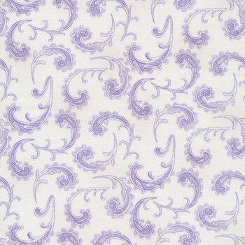 Elizabeth 19896-6 Purple by Debbie Beaves for Robert Kaufman Fabrics
