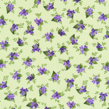 Elizabeth 19899-7 Green by Debbie Beaves for Robert Kaufman Fabrics