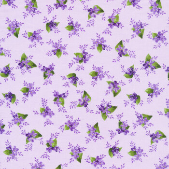 Elizabeth 19899-21 Lilac by Debbie Beaves for Robert Kaufman Fabrics