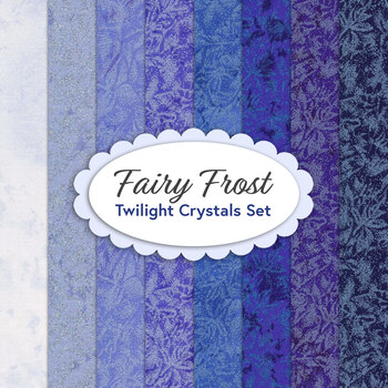 Fairy Frost  8 FQ Set - Twilight Crystals Set by Michael Miller Fabrics