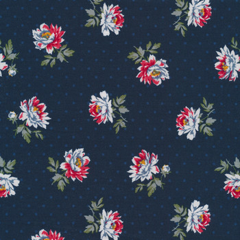 Camilla 52339-3 Navy by Whistler Studios for Windham Fabrics