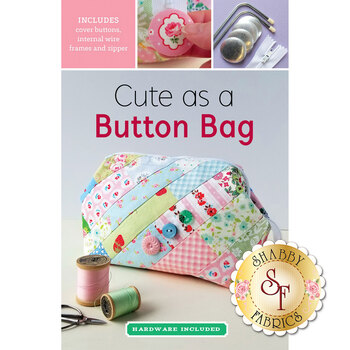 Cute as a Button Bag Pattern - Metal bars included