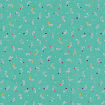 Unicorn Kingdom SC10473-TEAL by Riley Blake Designs