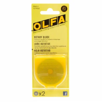 Olfa 45mm Rotary Blades - 2 Count